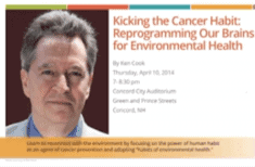 Anticancer Lecture Series presentation by Ken Cook, president and co-founder of the Environmental Working Group