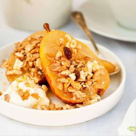 Spiced Baked Pears Recipe