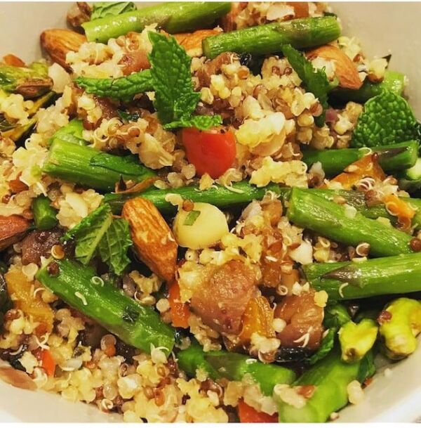 Quinoa and Millet Spring Salad Recipe Anticancer Lifestyle Program