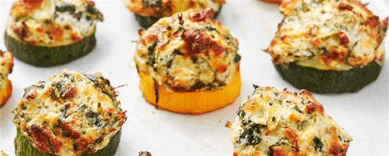 zucchini pizza bites