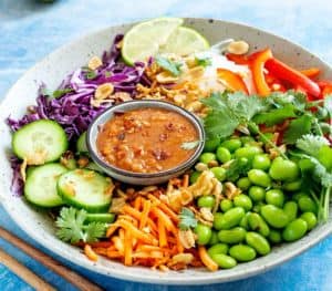 rice noodle bowl