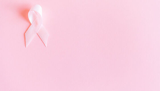 Pink Breast Cancer awareness ribbon