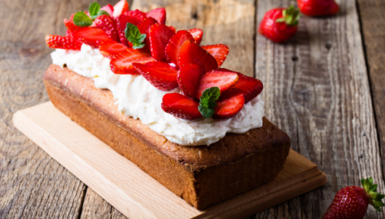 strawberry loaf healthy antiinflammatory dessert