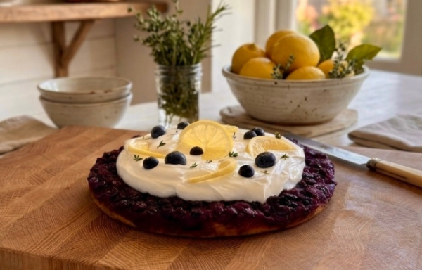 Whole Lemon Blueberry Upside Down Cake (Gluten Free) | Anticancer ...